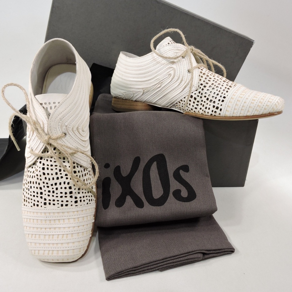 IXOS 🇮🇹 WOMEN'S BEIGE SOFT LEATHER SUMMER FASHION SHOES - Picture 8 of 8